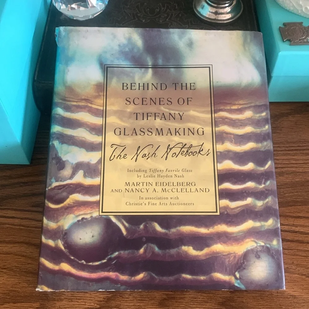 Tiffany Glassmaking: The Nash Notebooks tco coffee table history hardcover 718